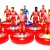 Subbuteo Andrew Table Soccer Olympiacos 2023-24 on WSB Professional bases